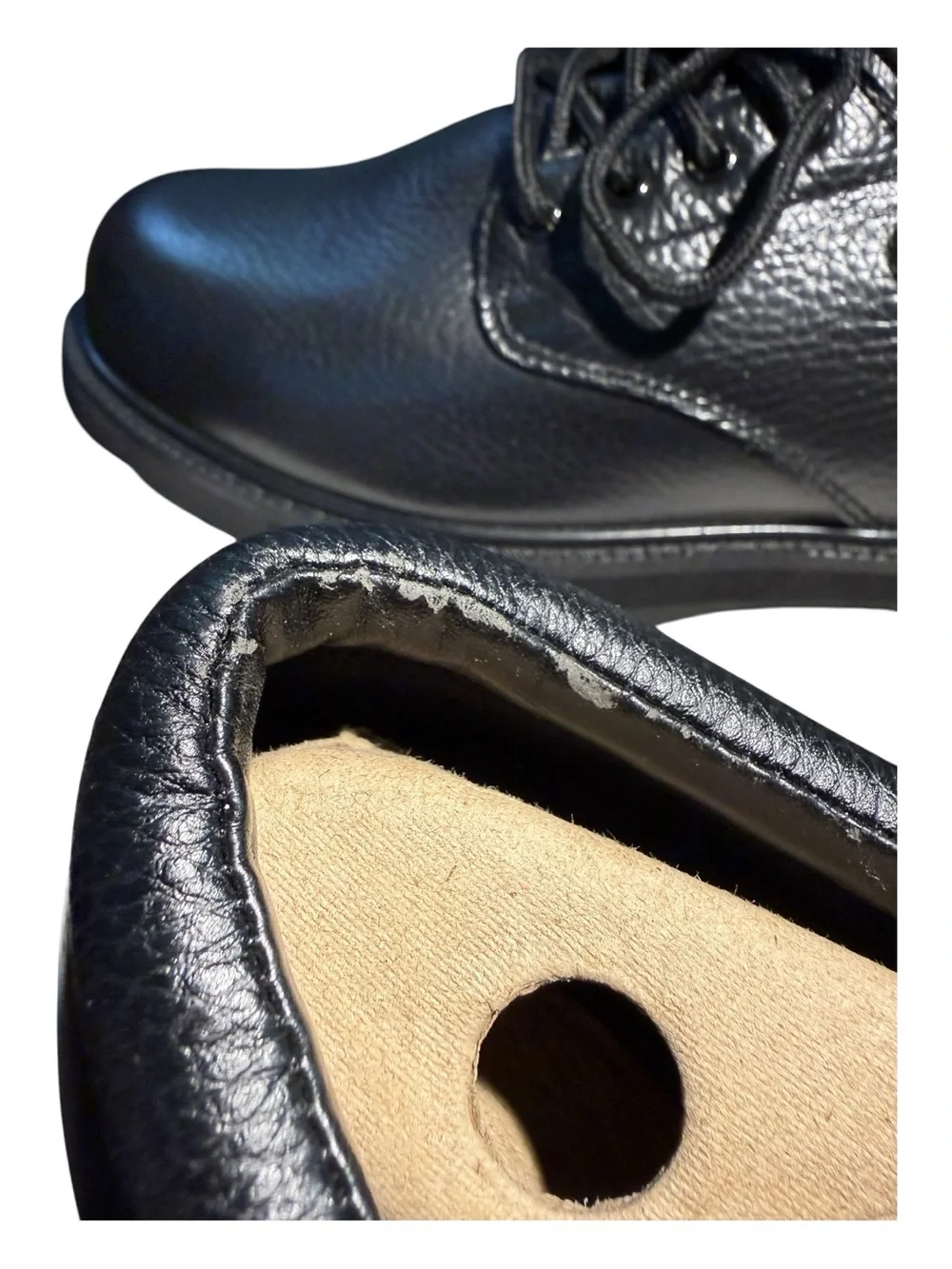 Chinook Manager Leather Work Shoes Men’s Size 10 Black Read Preowned